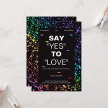 Personalisierte LGBTQ-Hochzeit