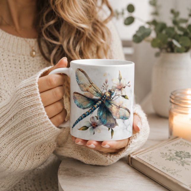Personalisierte Libelle-Tasse Kaffeetasse (Von Creator hochgeladen)