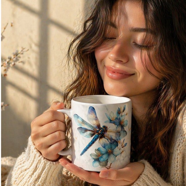 Personalisierte Libelle-Tasse Kaffeetasse (Von Creator hochgeladen)