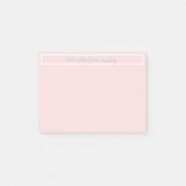 PERSONALISIERTE LIEBE BEKANNT Nachhinweise Post-it Klebezettel