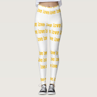 Personalisierte Liebe Design Leggings - Stilvoll u