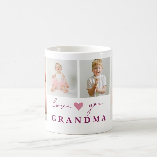 "Personalisierte "Liebe du Oma" Tasse Fotos (Mittel)