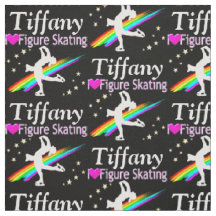 PERSONALISIERTE LIEBE FIGURE SKATEN FABRIC