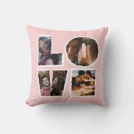 Personalisierte LIEBE Foto Collage Geschenk Kissen