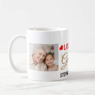 Personalisierte Liebe Ihr Oma 2 Foto Kaffeetasse