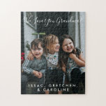 Personalisierte Liebe Ihr Oma Foto Handschriftlich<br><div class="desc">Personalisierte Liebe Sie Oma Foto mit handgeschriebenen Typografie Puzzle (jeder Text kann so angepasst werden,  dass Sie ihn mit dem Namen personalisieren können,  den die Oma in Ihrer Familie trägt)</div>