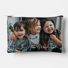 Personalisierte Liebe Ihr Oma Foto Handschriftlich Zubehörtasche