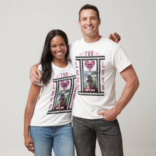 Personalisierte Liebe Ihr Valentinstag T-Shirt
