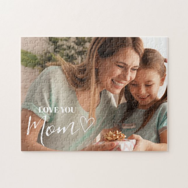 Personalisierte Liebe Mama Foto (Horizontal)