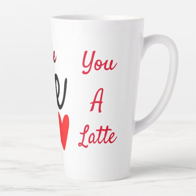Personalisierte Liebe Milchtasse (Rechts)