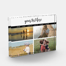 Personalisierte Liebe mit 4 Fotos