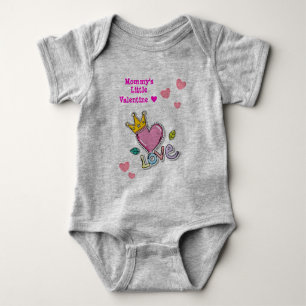 Personalisierte LIEBE - MUTTIS KLEINER VALENTIN ♥  Baby Strampler