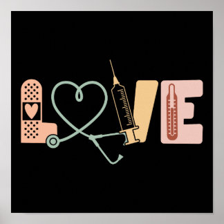 Personalisierte Liebe Poster