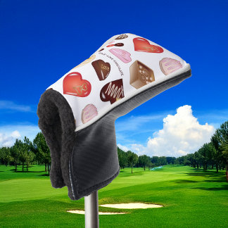 Personalisierte Liebe Schokolade Süßes Herz Golf Headcover