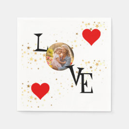Personalisierte Liebe-Serviette mit Mommy and me P Serviette