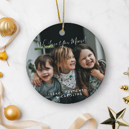 Personalisierte Liebe Sie Mimi Foto handschriftlic Keramik Ornament