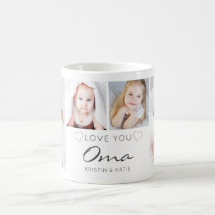 Personalisierte LIEBE SIE OMA Handgeschriebene 4 F Kaffeetasse