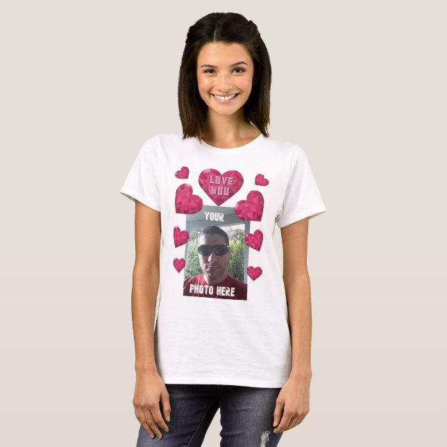 Personalisierte Liebe Sie Valentine 2.0 T-Shirt (Vorne ganz)
