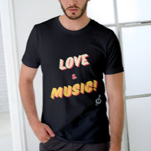 Personalisierte Liebe und Musik! T-Shirt 🎼