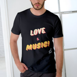 Personalisierte Liebe und Musik! T-Shirt 🎼