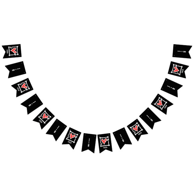 Personalisierte Liebe Wimpelkette (Alle)