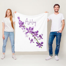 Personalisierte lila Dendrobium-Orchidee