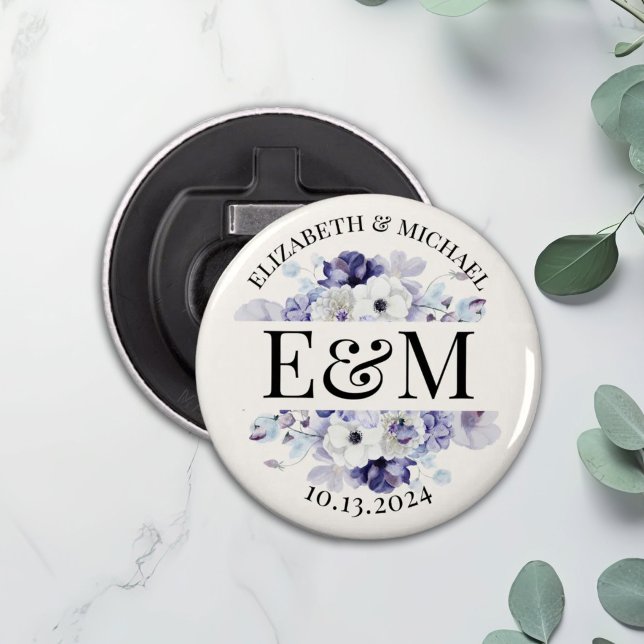 Personalisierte Lila Gastgeschenk Hochzeit Flaschenöffner (Von Creator hochgeladen)