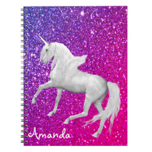 Personalisierte lila  Glasur Notizblock