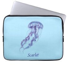 Personalisierte Lila Jellyfish-Illustration