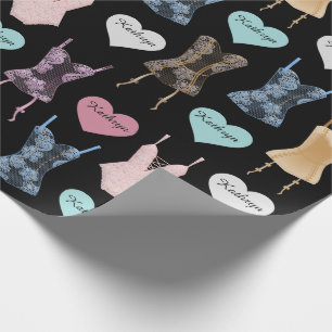 Personalisierte Lingerie-MultiOccasion Geschenkpapier
