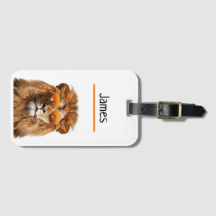 Personalisierte Lion Gepäckanhänger