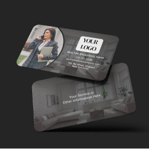 Personalisierte Logo-Makler-Broker-Immobilienagent Visitenkarte