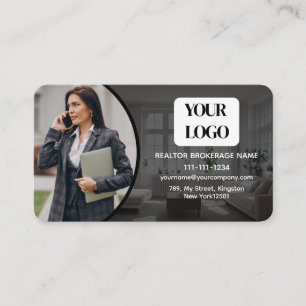 Personalisierte Logo-Makler-Broker-Immobilienagent Visitenkarte