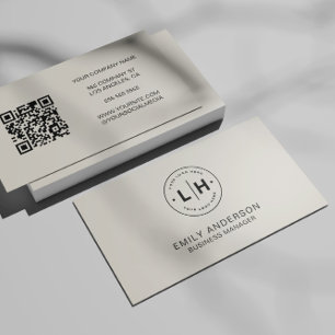 Personalisierte Logo-Neutrale Visitenkarte