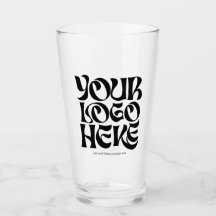 Personalisierte Logo- und Text-Biergläser