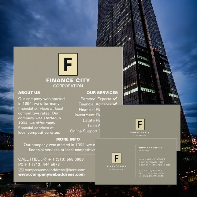 Personalisierte Logos, Berufliches Business & Fina Visitenkarte (Von Creator hochgeladen)