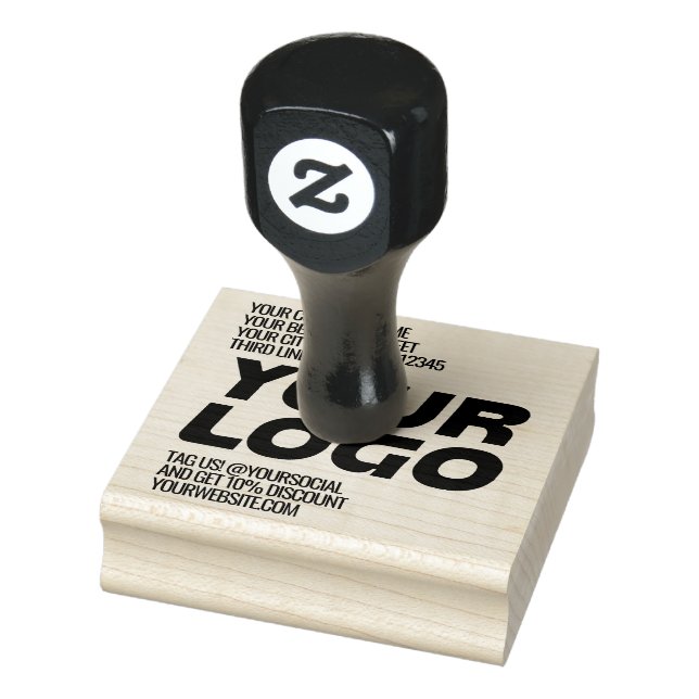 Personalisierte Logos und Textwerbung Gummistempel (Stempel)