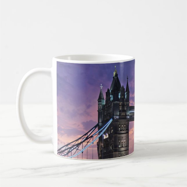 Personalisierte London Bridge Kaffeetasse (Links)