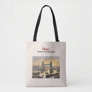 Personalisierte London Tower Bridge Shoulder Tasch Tasche