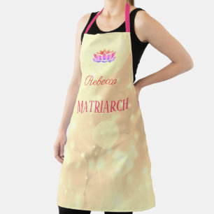 Personalisierte Lotus Blume Matriarch Schürze