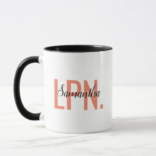 Personalisierte LPN-lizenzierte praktische Kranken Tasse