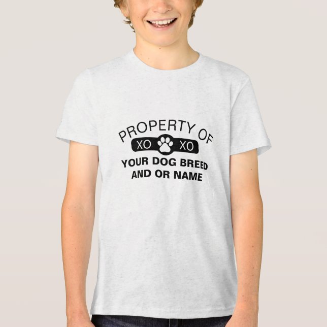 Personalisierte LT-Eigenschaft von [Hundezucht/Nam Tri-Blend Shirt (Vorderseite)