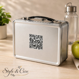 Personalisierte Lunchbox mit Scannercode