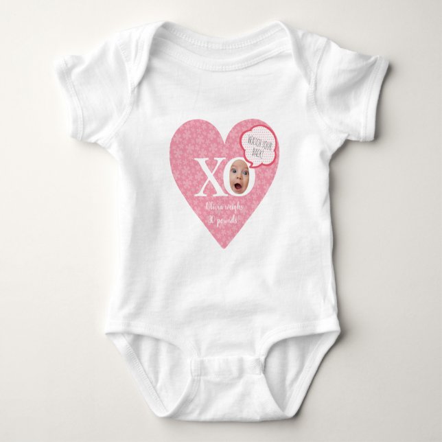 Personalisierte, lustige Baby Keepsys Baby Strampler (Vorderseite)