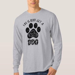 Personalisierte lustige Hundezitat-Designs T-Shirt