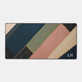 Personalisierte Luxus-Geometrie-Schreibtischmatte Schreibtischunterlage