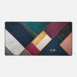 Personalisierte Luxus-Geometrie-Schreibtischmatte Schreibtischunterlage