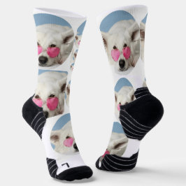 Personalisierte Luxus-Hundsmuster-Socken Socken
