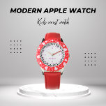 Personalisierte Mädchen Kinder Name Hund Paw Red H Armbanduhr<br><div class="desc">Erstellen Sie Ihre eigenen Personalisierten Mädchen Kinder Name Dog Paw Red Hearts Watch,  Fügen Sie Ihren Namen oder erstellen Sie ein einzigartiges Geschenk für Ihre Lieben.</div>