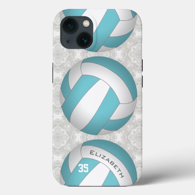 personalisierte Mädchenvolleyball Case-Mate iPhone Hülle (Rückseite)